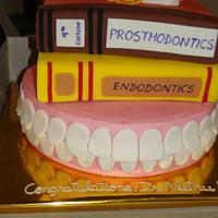 Graduation Cake....for & by a Dentist!! :)