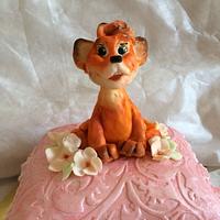 Cakе for girl with little fox.