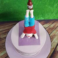 Lisa - Yoga Birthday Cake