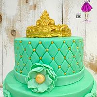 Mint green Cake 🎂