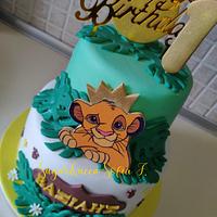 My lion cake!