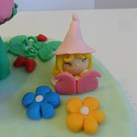 Mushroom's fairy cake
