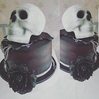 Gothic style Birthday cake 