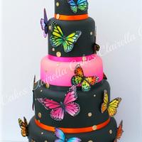 The Tropical Butterfly Cake