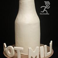Giant old fashioned Milk bottle for our awesome Milkman