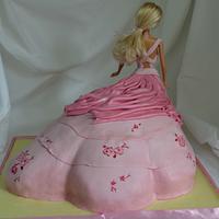 BARBIE doll cake