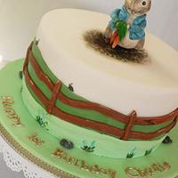 Peter Rabbit 1st Birthday Cake