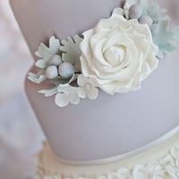 Dove Grey Wedding Cake