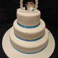 Wedding cake with a LEGO surprise!