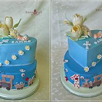 Christening cake & Firsth birthday