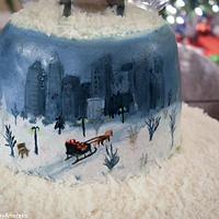 Christmas Snow Globe - Hand Painted