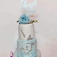 Engagement Cake by lolodeliciouscake