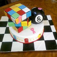 80's Theme cake