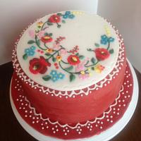 Folkstyle cake