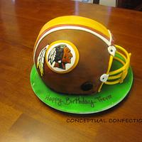 Redskins Football Helmet