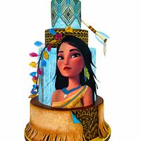 Pocahontas cake