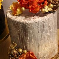 Autumn wedding cakes