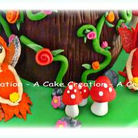 Three Fairies Birthday Cake