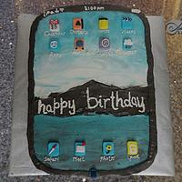 Buttercream iPad Cake