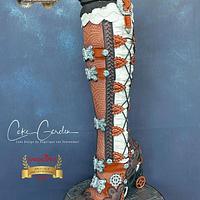 Steam cakes 2020 collaboration - Steampunk boot