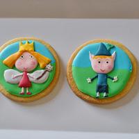 Ben and Holly's Little Kingdom Birthday cookies