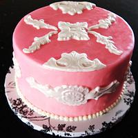 Pink girly cake
