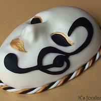 Music Venetian Mask in a gift box