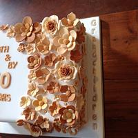 50th golden Anniversary cake