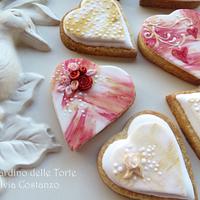 Valentine's Cookies - Hearts and flowers 