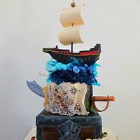 Pirates treasure cake