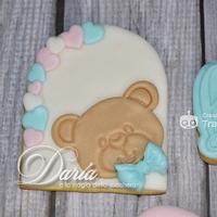 Baby shower cookies