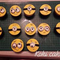 Minion cupcakes Minion cupcakes