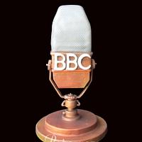 BBC Microphone cake