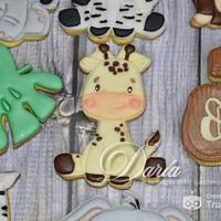 Savana animals cookies