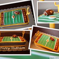 NFL theme cake
