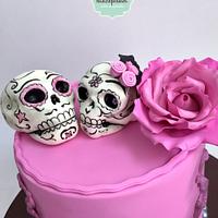 Torta Calaveras - Skull Cake