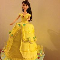 belle princess cake