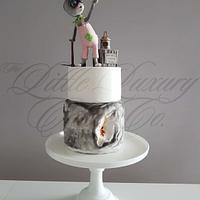 Hare & Geode Cake Hare & Geode Cake