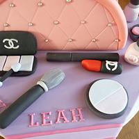 Chanel Inspired makeup bag