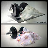 3D - Dumbbell and towel