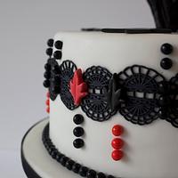 1920s Theme Birthday Cake