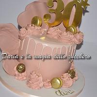 Drip cake 30th