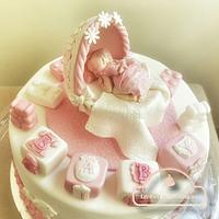 baby cradle cake