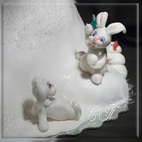 Cake "Rabbits on the hill"
