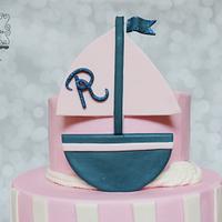Nautical Birthday Cake