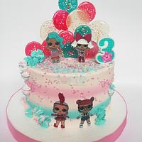LoL surprise doll cake 