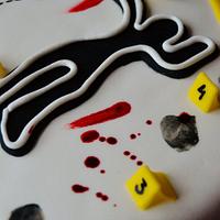 Criminology Cake