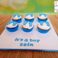 "Baby shower cupcakes"