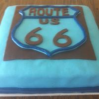 Route 66 Cake