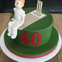 40th Cricket Themed Birthday